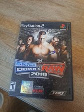 WWE Smackdown vs. Raw 2010 (Sony PlayStation 2 PS2, 2009) Case, Game & Booklet