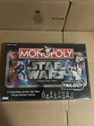 New Sealed Star Wars Original Trilogy Edition Vintage Monopoly Board Game 2004