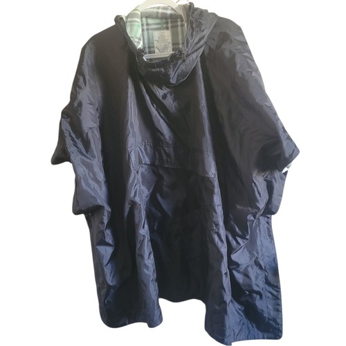 WATERPROOF POLYESTER FOOTBALL Fleece Lining Sideline  Poncho Rain Cape ONE SIZE
