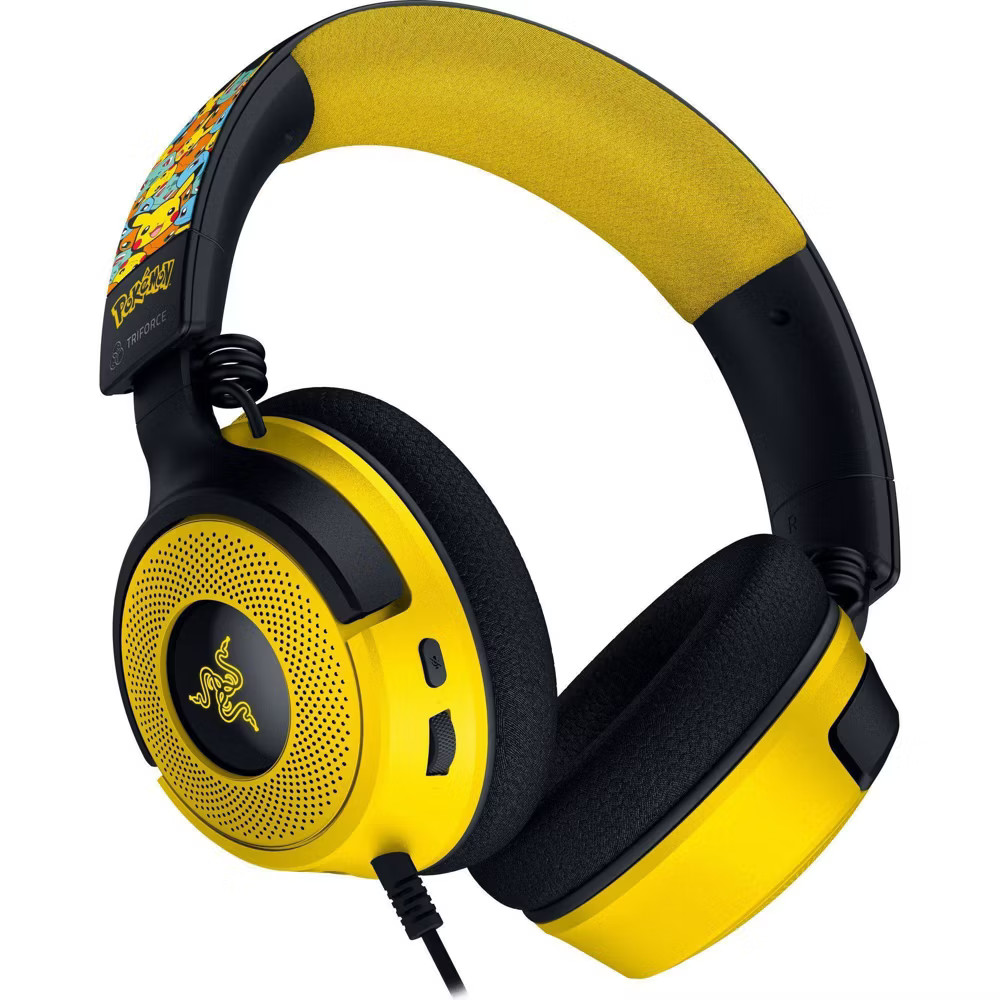 Razer Kraken V4 X Wired Gaming Headset Pokemon Kanto Starters Edition
