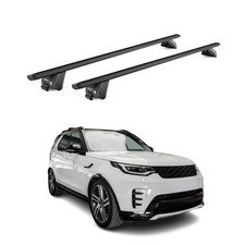 Alu Dachträger Gepäckträger für Land Rover Discovery Velar 2017-26 Schwarz ABE