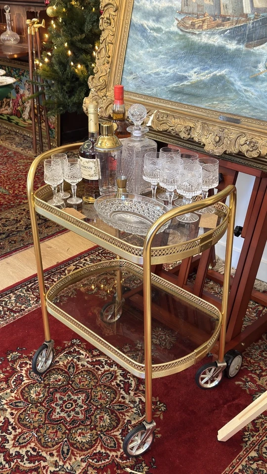 Art Deco Metal Bar Trolley – 20th Century - Image 2 of 4