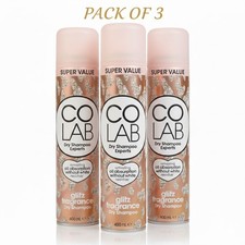 CO LAB Glitz Fragrance Dry Shampoo 400ml x 3 Pack – Super Value Twin Set 15.83 per litre