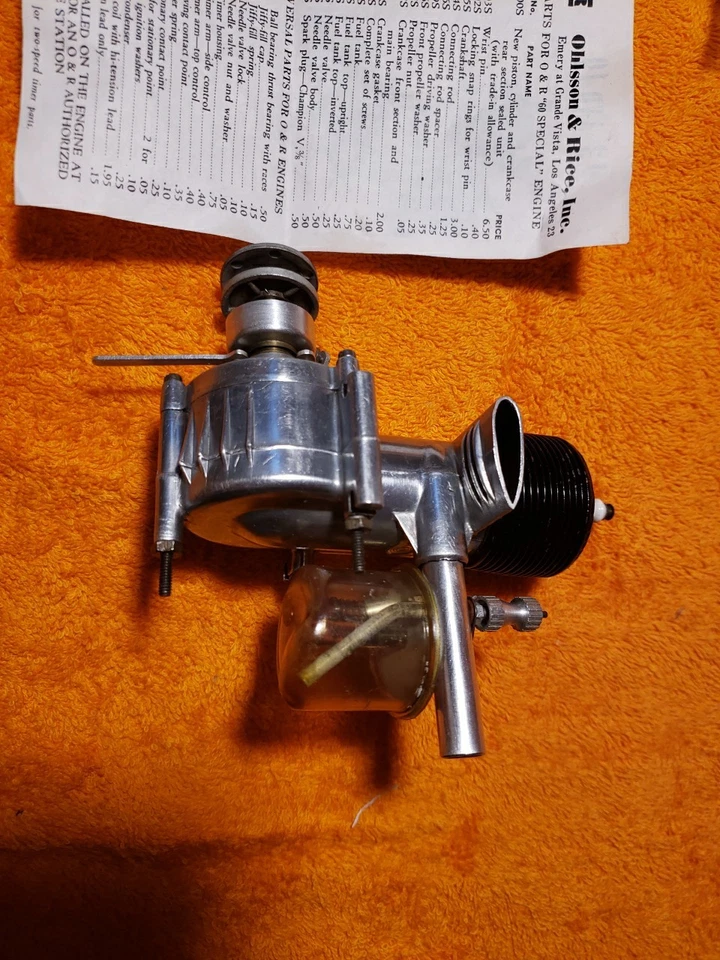 Ohlsson & Rice Engine - Vintage O&R 60 Special Motor - Image 2 of 4