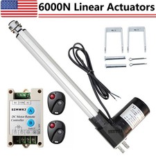 Electric 16" 6000N 1320lbs Lift Linear Actuator Remote Control 12V DC Motor IG