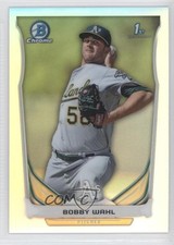 2014 Bowman Chrome Prospects Refractor 167/500 Bobby Wahl #BCP79 3v0