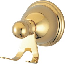 BA3967PB Restoration Robe Hook Polished Brass 3-1/2 Inch