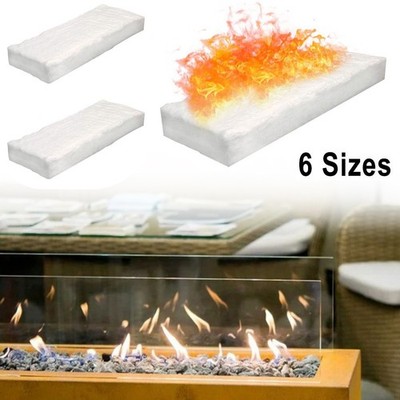 3pcs calcium-magnesium-silicate fibres Firplace Firebox Safety Bio Fire