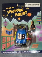 Vintage Wind up Sparking Robot- New In Package   
