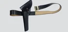 American Civil War Carbine Sling Waist Leather Belt Brass Buckle Holster Repro