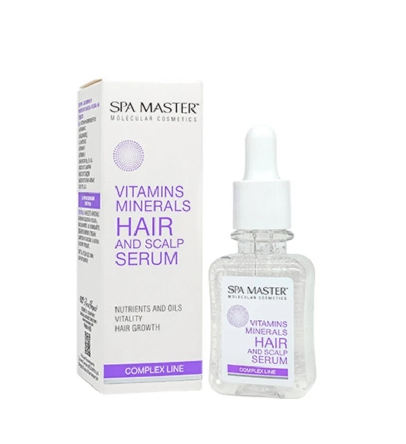 Spa Master Professional Hair Serum Vitamins & Minerals for growth & Shine, 45m