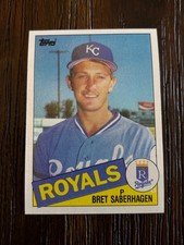 1985 Topps Bret Saberhagen 23 Rookie