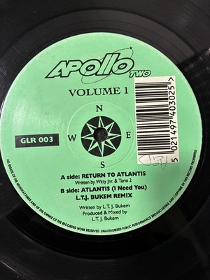 Apollo Two   Return To Atlantis   GLR003 Good Looking   LTJ Bukem Remix   12'' 