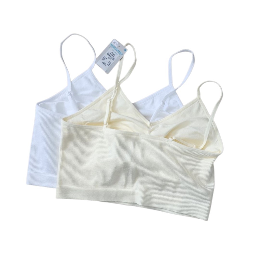 Set Of 2 Primark Ribbed Crop Vest Top Cami Lounge Pyjama Top Size Small. image 2