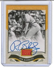2012 Panini Golden Age - Historic Signatures Ron Blomberg #RB (AU)