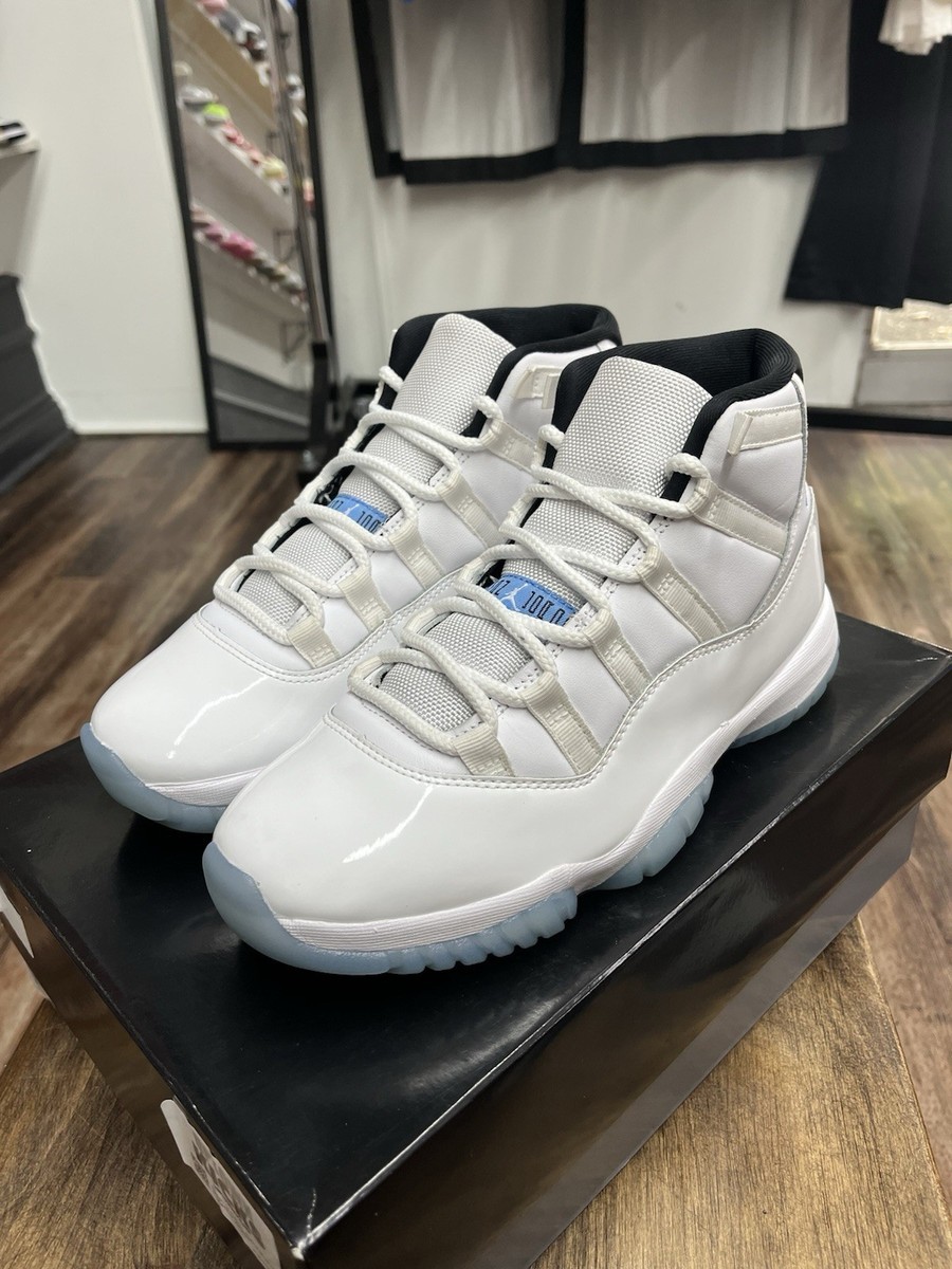 Size 8 - Air Jordan 11 Legend Blue Retro Mens White Sneakers 2024