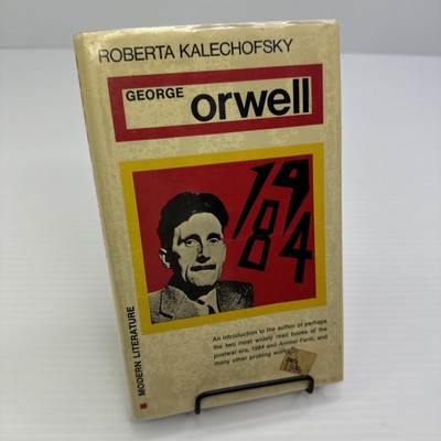 George Orwell by Roberta Kalechofsky 1982 ExLib HC Biography Literary Criticism