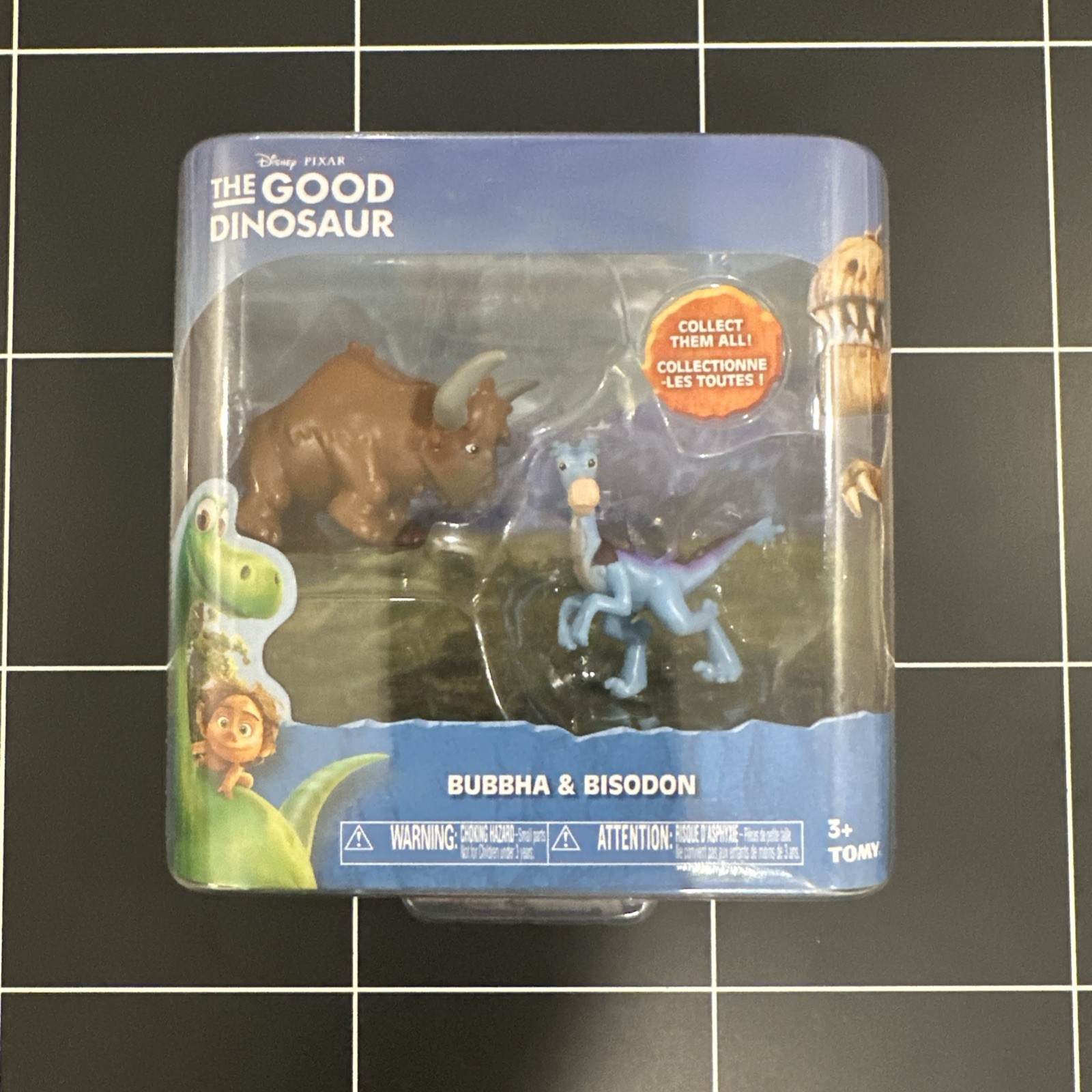 Disney Pixar The Good Dinosaur Bubbha & Bisodon 2” Figure Pack NIP