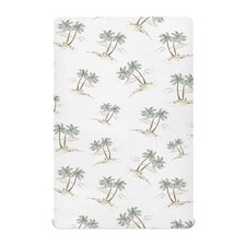 Crib Sheets for Boys Girl Palm Tree Sea Breathable Mini Crib Mattress Sheets ...