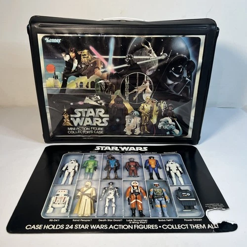 Vintage Star Wars Vinyl Collectors Case No Rips 1978 Kenner