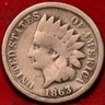 1863 Copper-Nickel Philadelphia Mint Indian Head Cent Philadelphia Indian Head