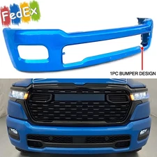PBJ Hydro Blue Fits Dodge RAM 1500 2025 Front Lower Bumper Face Bar Cover Steel