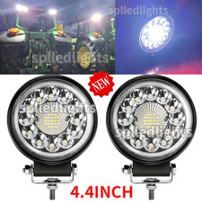 2x4.3'' Universal 160 W LED Work Lights Headlight Flood Heavy Equipment Lighting