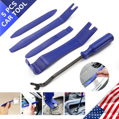 5pcs Car Trim Removal Tool Kit Set Door Panel Fastener Auto Dashboard Plastic US