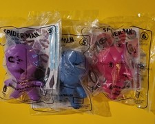 NEW McDonald's 2018 SPIDER-MAN SPIDER-VERSE Happy Meal Toys LOT of 3