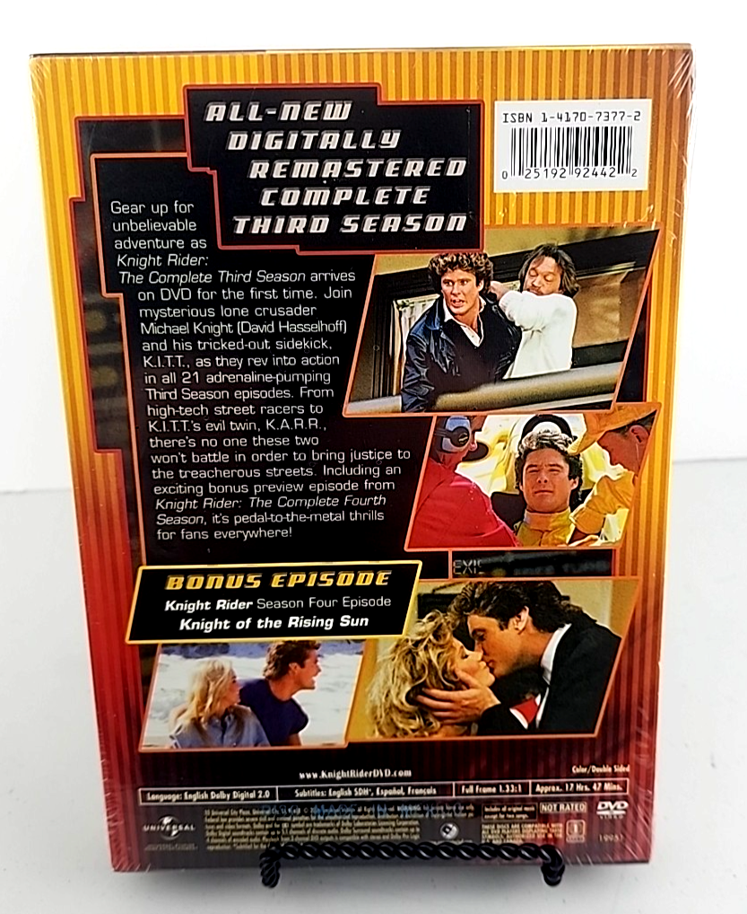 (未使用･未開封品)Knight Rider: Season Three [DVD] Knight Rider - Season 3 (DVD, 2006, 3-Disc Set) for sale online | eBay