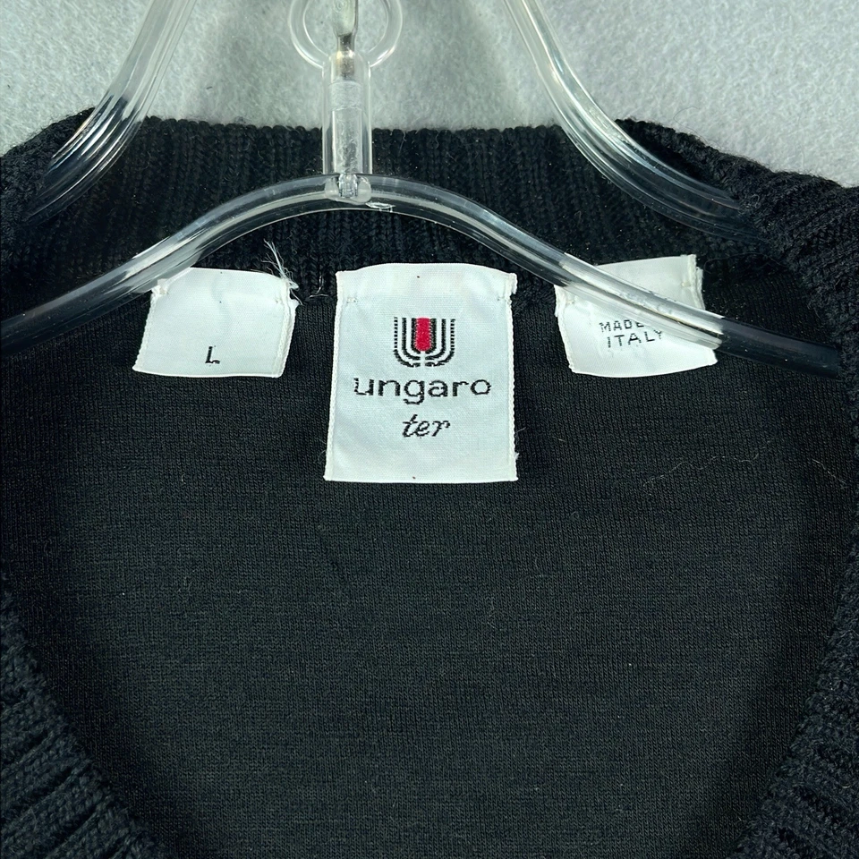 Chaqueta De Colección Emanuel Ungaro Multicolor Lana Mohair Mujer Grande Italia Foto 4 de 4