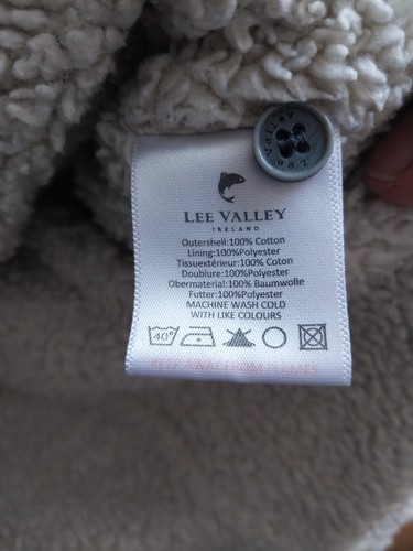 Lee Valley Ireland Sherpa Lined Flannel Shacket Plaid Navy Green Damen Gr. L - Bild 3 von 7
