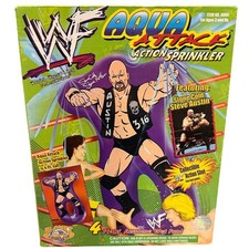 Vintage 1999 WWF Stone Cold Steve Austin Aqua Attack Action Sprinkler Toy 4000