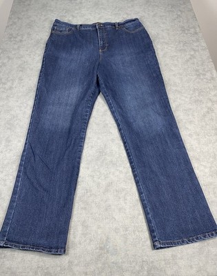 Gloria Vanderbilt Amanda 5 Pocket Style Pink Jeans With Stretch Sz 18 Long EUC