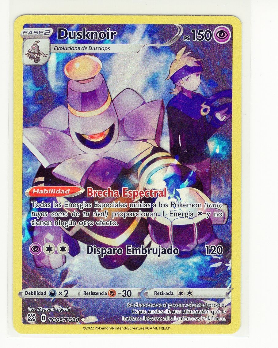 ~ESP~ SPANISH Dusknoir TG06 Brilliant Stars Pokemon Card (Z1