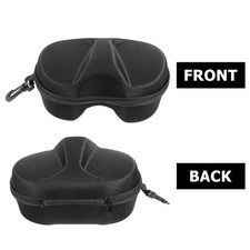 Portable Ski Snowboard Goggles Box EVA Protection Carrying Case with Zipper 