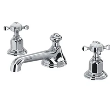 Perrin Rowe Edwardian U.3706X-APC-2 Widespread Bathroom Faucet Polished Chrome