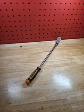 Matco AFR128LFM Orange 1/4" Drive 13-3/4" Long Locking Flex Head Ratchet