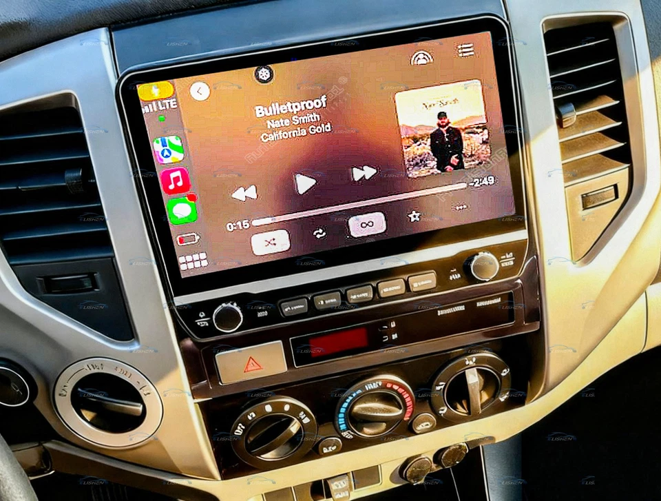 For Toyota Tacoma 2005-2013 10'' Carplay Android 15 Car Radio Stereo GPS NAVI - Image 2 of 4