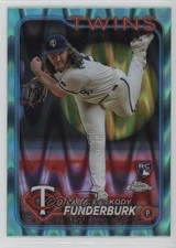 2024 Topps Chrome Aqua RayWave Refractor /199 Kody Funderburk #297 0y3r