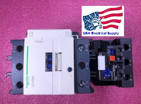 Schneider Style 38A Motor Starter Assembly – 220V Coil + Overload Relay (30-38A Adjustable)