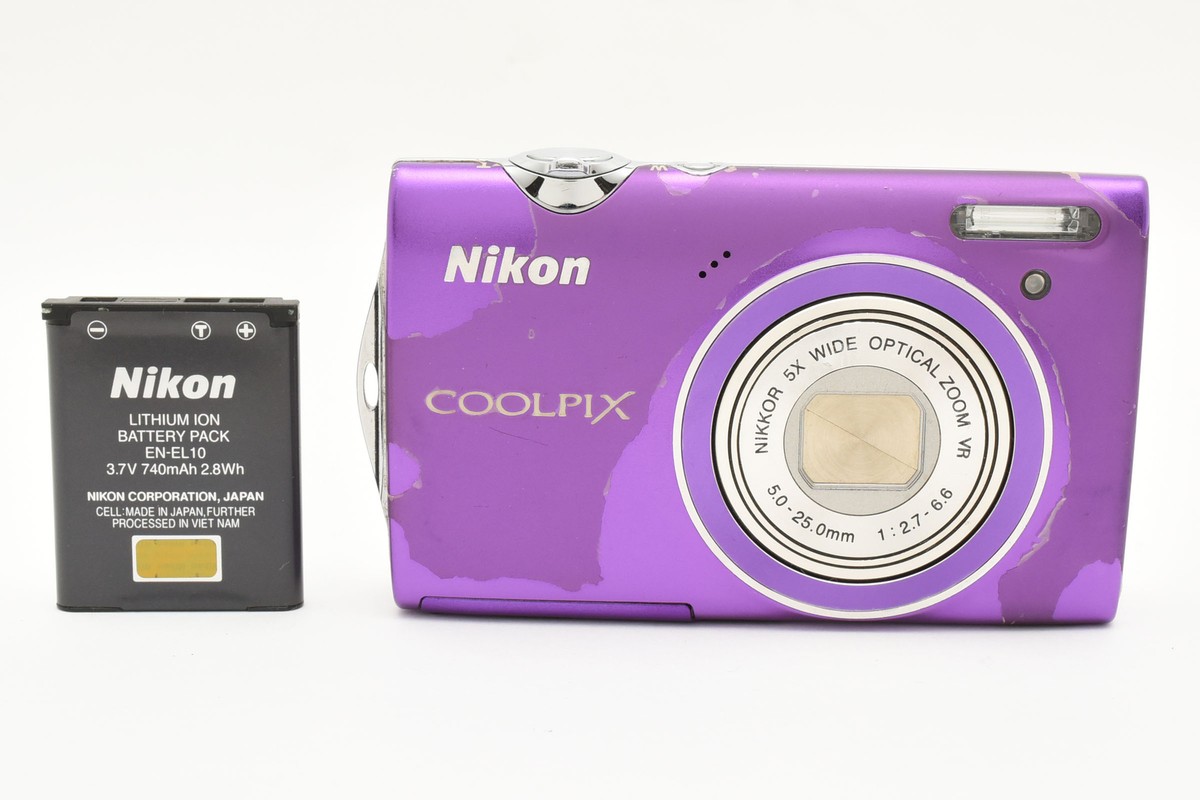 Nikon Coolpix S5100 パープル Excellent】Nikon COOLPIX S5100 Purple Digital Camera from