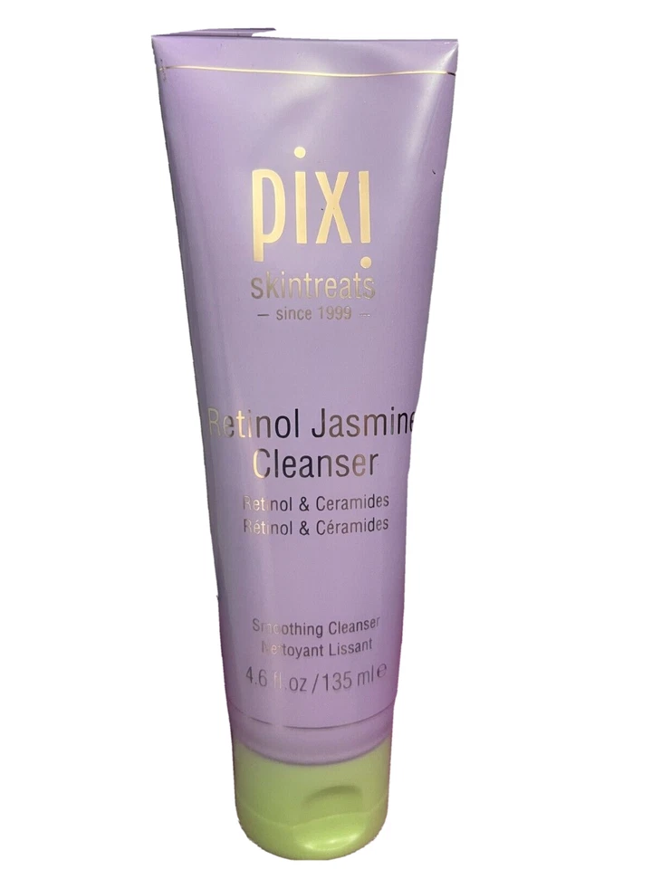 PIXI SKINTREATS RETINOL JAZMÍN LIMPIADOR RETINOL Y CERAMIDAS SUAVIZANTE 4.6FLOZ Foto 2 de 3