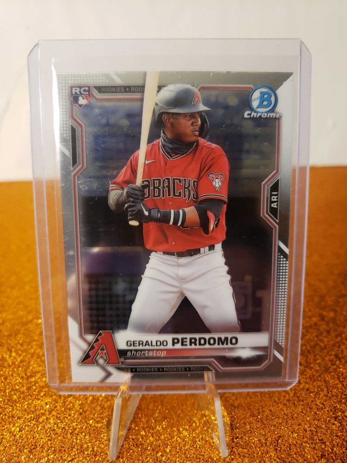 2021 Bowman Chrome - GERALDO PERDOMO RC #98 - Arizona Diamondbacks