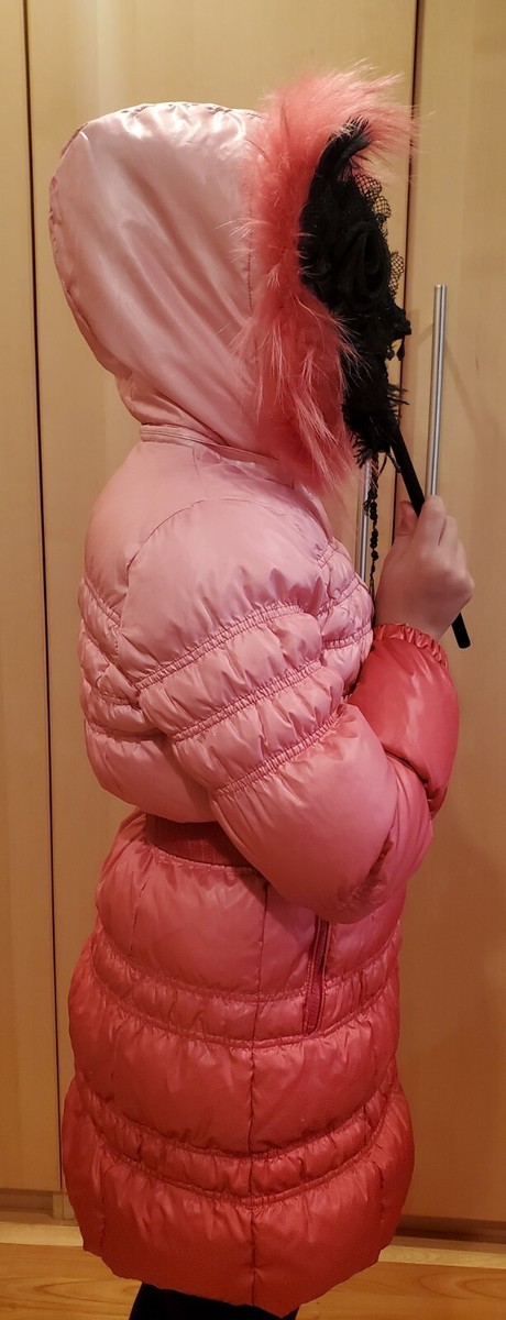 Snowimage Junior Girls Coat Duck Down with racoon hood size