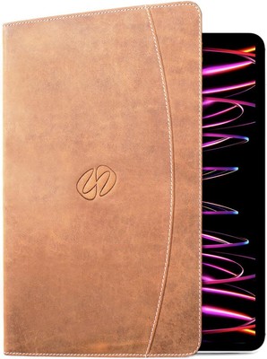 Premium Leather 2022 iPad Pro 12.9 Gen 6 Folio Case by Michael Vintage 