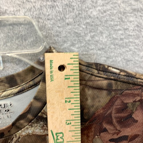 Mossy Oak Shirt Boys 2XL XXL Brown Camo Camouflage Breakup Hunting Youth - Picture 12 of 18