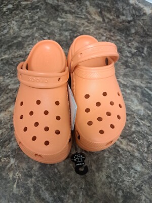 Crocs Classic Platform Clog W Papaya Orange Women Slip On