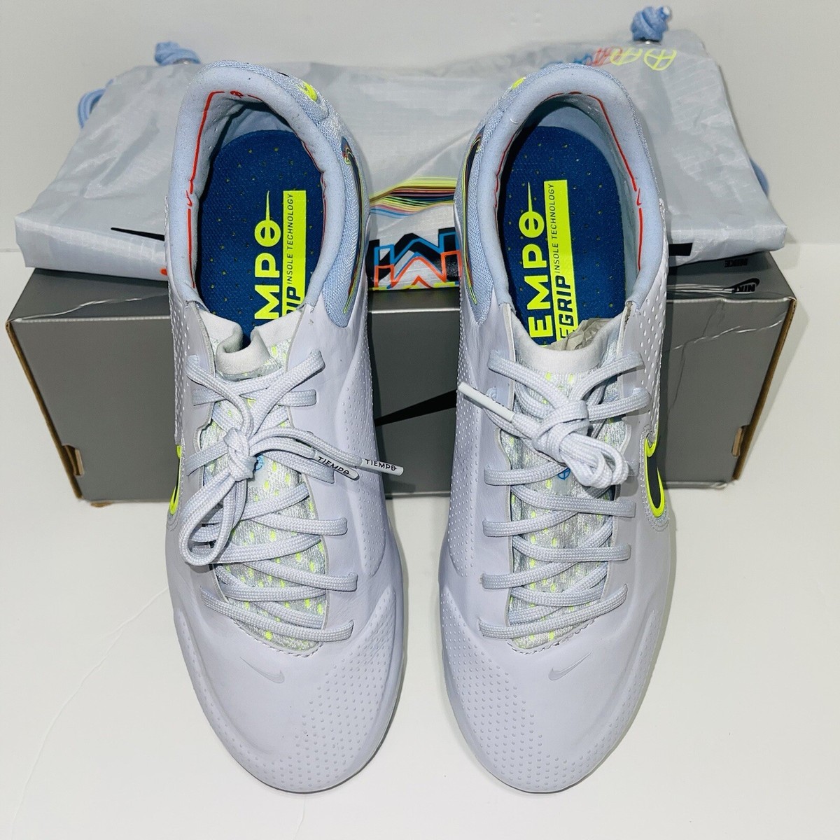 Nike Tiempo Legend 9 Elite FG Soccer Cleats Gray CZ8482-054 Mens Size. Nike Tiempo Legend 9 Elite FG Soccer Cleats Gray CZ8482-054  main image 2