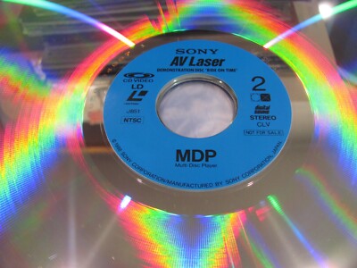 Sony AV Laser Demonstration Disc Ride on Time MDP 1988 Laserdisc